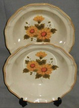 Set (2) 1970s-80s Mikasa SUNNY SIDE PATTERN Vegetable Bowls MADE IN JAPAN - $29.69