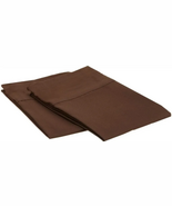 Brown 1200 PILLOWCASES - 2 Pillow Cases Per Set. King Size Standard Size - $46.28 CAD