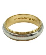 Tiffany &amp; Co Men's Wedding Band 18 K YG &amp; Platinum Size 10 - $1,500.00