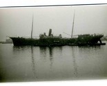 Alicante SS Ship Real Photo Postcard Ex Pegu Sunk in Spanish Civil War - £38.82 GBP