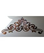 Ornamental Scroll - Metal Wall Art - Copper 34&quot; x 16&quot; - £82.86 GBP