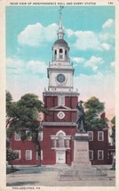 Barry Statue Independence Hall Philadelphia Pennsylvania PA Postcard D54 - £2.15 GBP