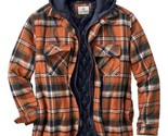 NWT Legendary Whitetails Maplewood Hooded Shirt Jacket Orange Tomahawk P... - $52.24
