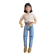 Fisher Price Loving Family Dollhouse Asian Mom Woman Lady Shirt Jeans 1998 - £15.95 GBP