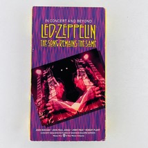 Led Zeppelin – The Song Remains The Same VHS Video Tape - £15.26 GBP