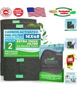 Thick Activated Carbon Air Filter Sheets - Universal Fit for Purifiers &amp;... - $58.73 CAD