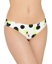 $20 Hula Honey Juniors&#39; Citrus Geo Printed Hipster Bikini Bottoms White Large - £9.04 GBP