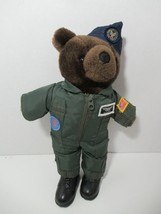 Bear Forces of America Plush US Air Force USAF Military ARMY Teddy Bear 1989 - £10.22 GBP