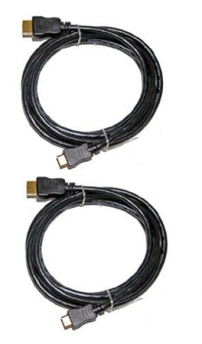 Primary image for 2 HDMI Cables for Nikon D7000 D90 P7000 P7100 P7700 S100 S3100 S4100 S60 S6100