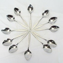 Oneida Royal Harvest Oval Soup Spoons 6.75&quot; Wm A Rogers Premier Lot of 12 - £38.52 GBP