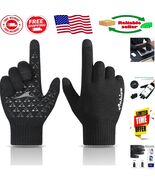 Upgraded Knit Gloves with Anti-Slip Palm - Perfect for Cold Weather Acti... - $15.93 CAD