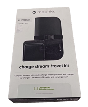 Mophie Stream Pad Travel Kit Wireless Charger for Samsung Huawei Motorola Apple - £7.28 GBP