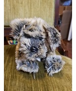 New TY 2004 Beanie Buddy Plush Brown Grey Puppy Dog Cutesy Soft Toy 13&quot; - $40.55 CAD