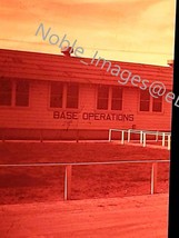 1940s Base Operations Fort Sill Airfield Oklahoma Negative Transparency Photo - £3.52 GBP