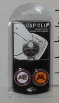 Team Golf University Minnesota Golden Gophers Cap Clip &amp; 2 Double sided markers - £11.21 GBP
