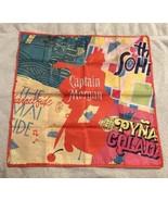 NIP Captain Morgan Rum Ybor City Pyna Colada Promo Bandana Scarf 21&quot;sq. ... - $372.79 MXN