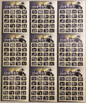 4414 Television Memories 44 Cent Uncut Press Pane of 9 Sheets of 20 - £90.95 GBP