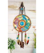 Boho Chic 2 Lizards Turquoise Rock Moon Spirit Arrow Dreamcatcher Wall D... - €32,38 EUR