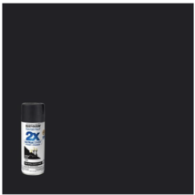 Rust-Oleum Painter&#39;s Touch Ultra Cover 2X Spray Paint, Satin Canyon Black 346951 - £9.39 GBP