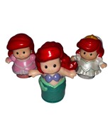 Fisher-Price Little People Disney&#39;s Little Mermaid Ariel Set of 3 - £13.81 GBP