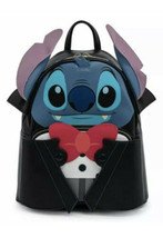 Loungefly Mini Backpack Halloween Vampire STITCH Mini Backpack NWT Lilo &amp; Stitch - $99.99