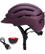 Mountain Road Bicycle Helmet With Usb Rechargeable Taillight For, And Wo... - $887.24 MXN