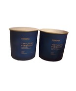 Sonoma Twilight Fireside Scented Candle 13 oz- Woods Citrus Sandalwood L... - €28,55 EUR