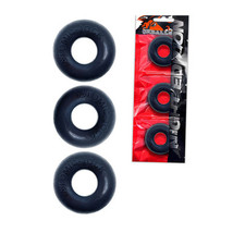 OxBalls Ringer Cockring 3-Pack Plus+Silicone Special Edition Night - £18.38 GBP