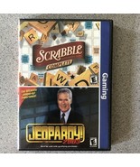 Scrabble Complete &amp; Jeopardy 2003 PC Games (2003) Atari Good Preowned Co... - £14.67 GBP