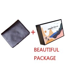 AETOO Original handmade wallet men retro short wallet first layer of leather zip - £30.80 GBP
