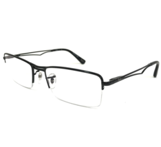 Ray-Ban Eyeglasses Frames RB 6216 2509 Black Rectangular Half Rim 54-18-140 - £57.68 GBP
