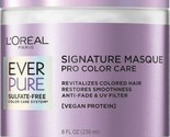 L&#39;OrealParis  EverPure Sulfate Free Signature Masque ProColor Care, Hair... - £13.14 GBP