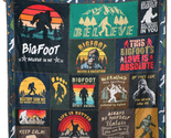 Bigfoot Blanket Sasquatch Throw Gifts - Big Foot Sasquatch Gifts, Bigfoo... - $37.22