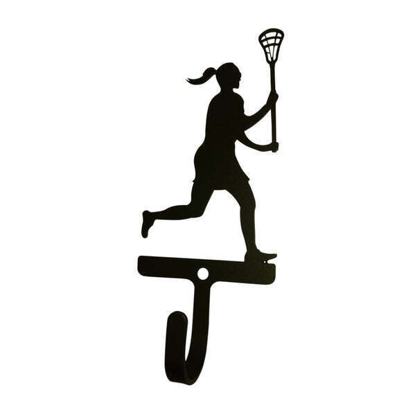 Girl's or Guys Lacross Player Powder-coated Wall Hook Made in USA
