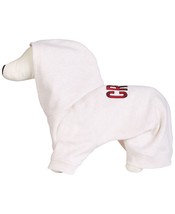 allbrand365 designer Pet Graphic Hoodie Size Small Color White - £19.36 GBP