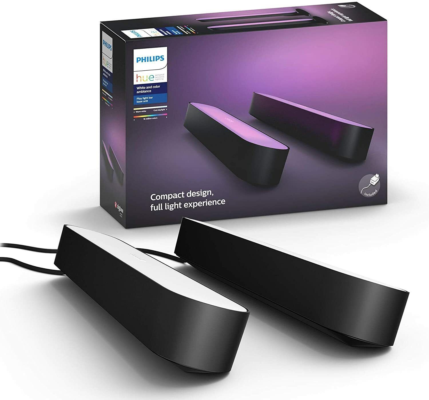 Philips Hue Play White & Color Ambiance Smart LED Light Bar 2-Pack - $251.99