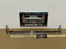 OEM 81 Cadillac Seville REAR BUMPER LICENSE PLATE LIGHT CHROME BEZEL TRIM - $79.19