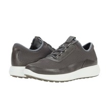 Ecco Men&#39;s Soft 7 Runner Lace Up Soft Knit Comfort Sneaker Shoe Titanium 46 - £62.44 GBP