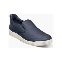Nunn Bush KORE City Walk EZ Moc Toe Slip-On Shoes Navy Multi 85118-492 image 4