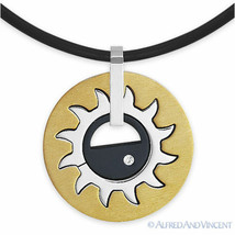 Stainless Steel Mayan Sun Tribal Native American Men&#39;s Pendant Charm Necklace - £15.16 GBP
