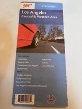 Los Angeles Central and Western Area Map Malibu Santa Monica Beverly Hil... - $9.99