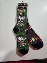 Men&#39;s Ed Hardy Socks Cushioned Crew Logo 2 Pack Dice Winner Take All Sku... - $18.99