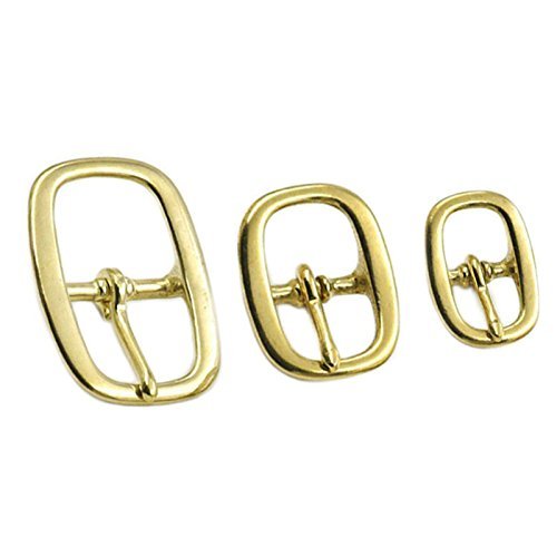 Bluemoon 1 Pc - Solid Brass Belt Buckles Clips Waistbelt Straps Knot Clasp Craft