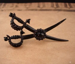 Vintage Weiss Sword brooch - Japanned figural pin - Designer estate jewelry - re - £99.91 GBP