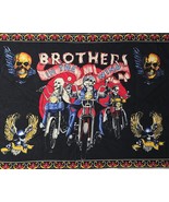 VTG David Mann Easy Riders Wall Tapestry Brothers In The Wind Skeleton B... - €169,04 EUR