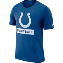 Indianapolis Colts Mens Nike Dri-Fit Cotton Football Logo T-Shirt - Large - NWT - £19.60 GBP