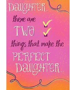 Daughter, There Are Two Things That Make.... - Birthday Greeting Card - ... - $2.79