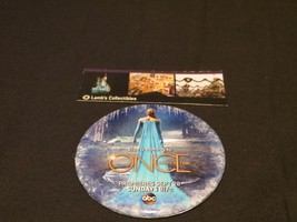 Disney Elsa Button Coming to Once premiere Once Upon A Time Frozen Ice Queen - £14.51 GBP