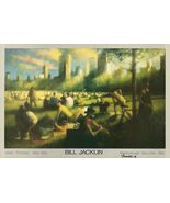 BILL JACKLIN Sheep Meadow III SIGNED 24" x 36" Offset Lithograph 1990 - $382.14