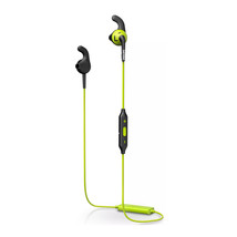 Philips SHQ6500CL ActionFit in Ear Wireless Headphones Black and Lime Green - $30.99